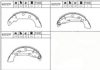 ASIMCO K0727F Brake Shoe Set